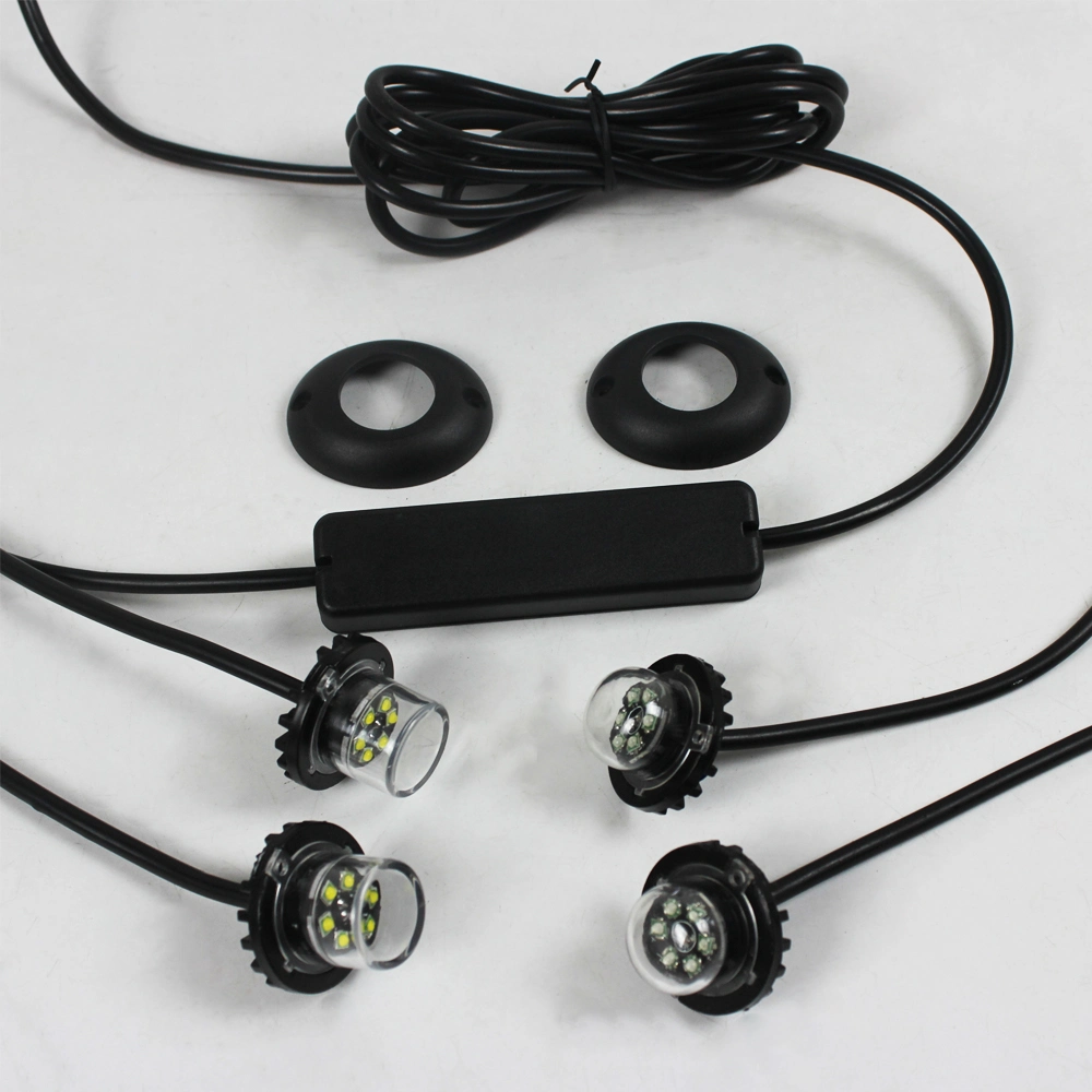 Haibang LED Strobe Flashing Warning Grille Hideaway Lights Hide Away Kits