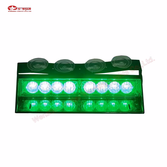 Luz de aviso de emergência com visor LED piscante no painel/deck